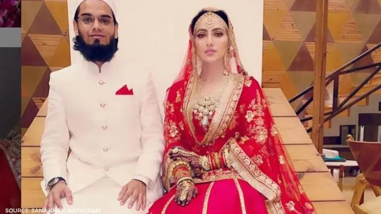 Former actress Sana Khan pens down a sweet note for husband Anas Saiyad; See here sana khan