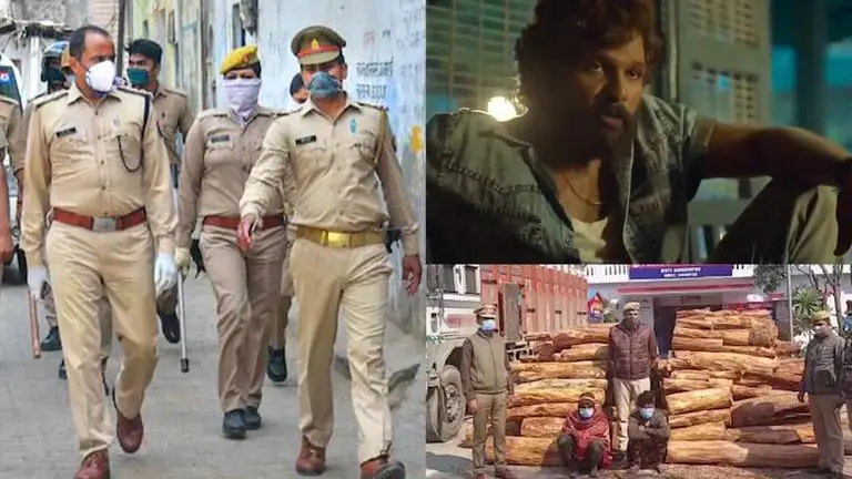 UP Police gives Pushpa-style warning after seizing illegal goods from forest mafia UP
