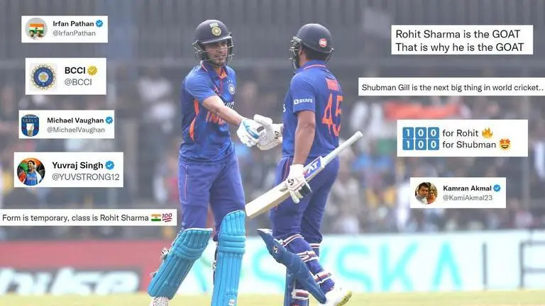 IND vs NZ: Cricket world bows down to Rohit Sharma & Shubman Gill's masterclass in 3rd ODI IND vs NZ