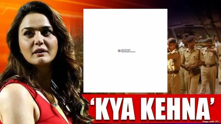 Mumbai Police's 'secret' social distancing message triggers fun wordplay with Preity Zinta Mumbai