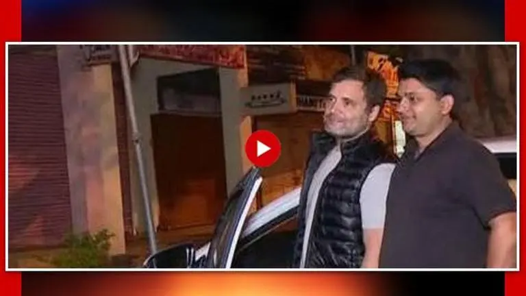 WATCH: A relaxed Rahul Gandhi leaves plush Delhi restaurant on evening of Scindia's exit Rahul