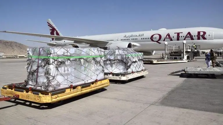 Afghanistan: Qatar supports shipment of 8.7 metric tons of medical supplies to Kabul Qatar