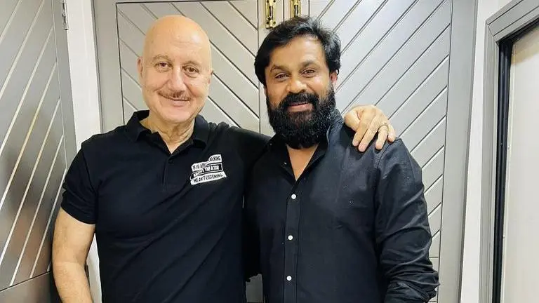 Anupam Kher announces 531st film 'Voice of Sathyanathan' with Malayalam legend Dileep Anupam Kher