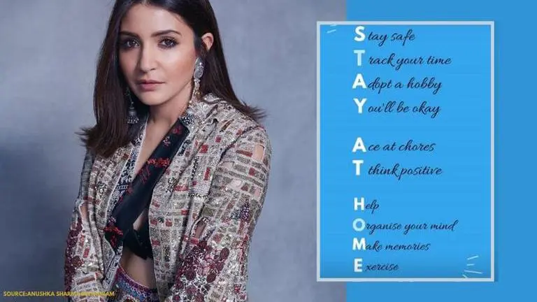 Anushka Sharma urges fans to stay at home amidst COVID-19 lockdown in a quirky way Anushka Sharma