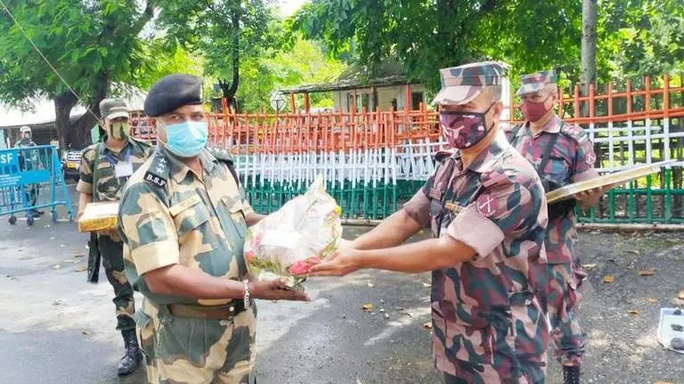 BSF Bengal Frontier greets Bangladesh Border Guards on Eid-ul-Adha, exchanges sweets BSF