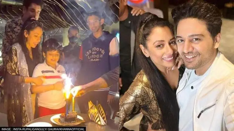 Rupali Ganguly celebrates birthday with 'Sarabhai vs Sarabhai,' 'Anupamaa's cast; See pics rupali ganguly