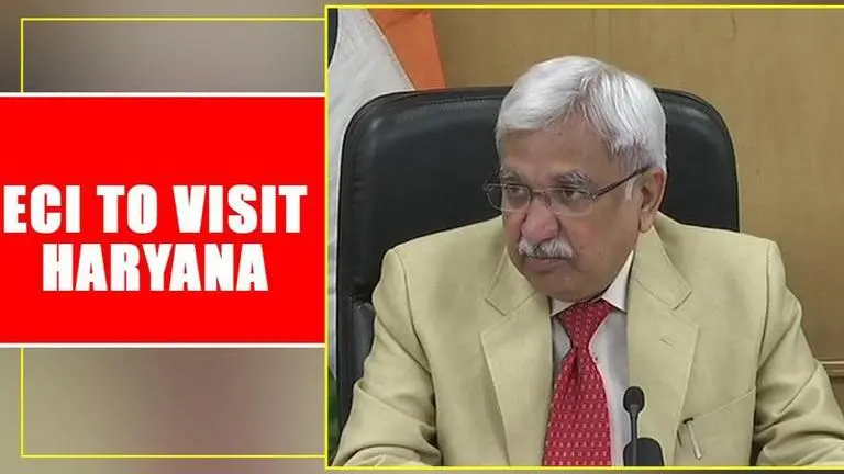 ECI on a two-day visit to Haryana prior to Assembly elections ECI