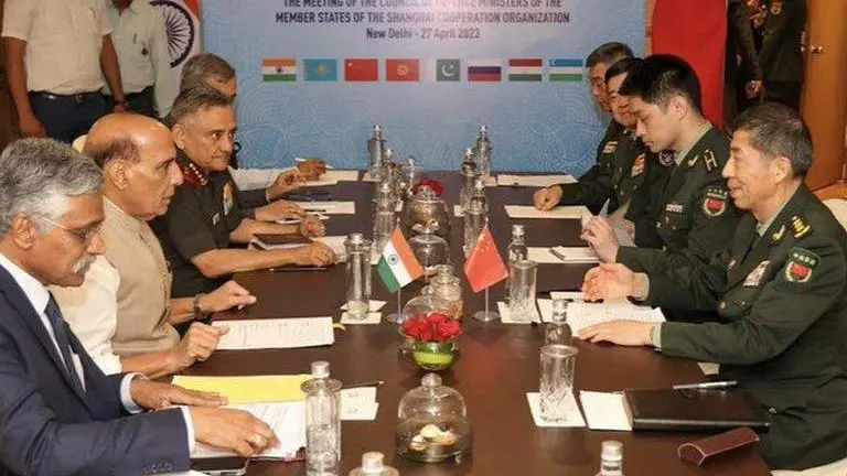 Rajnath Singh takes hard line on LAC row; 'China's violations of border pacts eroded ties' RAJNATH SINGH