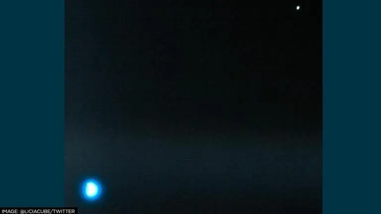 Earth & Moon spotted from 13 million km away by Europe's farthest photographer in space Earth