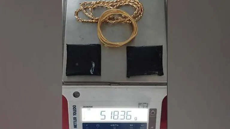 Cochin customs thwart gold smuggling attempts, seize over 500g of gold cochin airport Over 500 grams of gold seized from Bahrain passenger