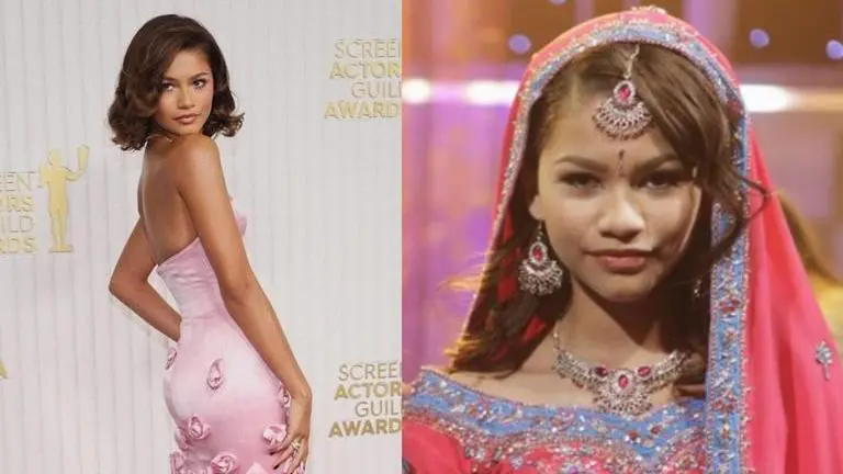 Zendaya's desi look goes viral after Euphoria actress' arrival in India | Watch Zendaya