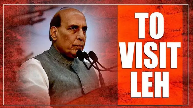 Rajnath Singh to visit Leh next week, will review security situation Rajnath Singh