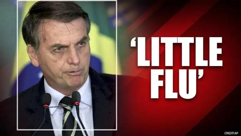 Brazilian President Bolsonaro questions reports of coronavirus deaths