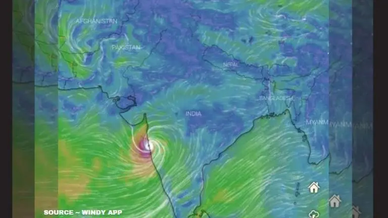 Viral Windy App allows users to LIVE track Nisarga Cyclone's pathway; Know details windy app