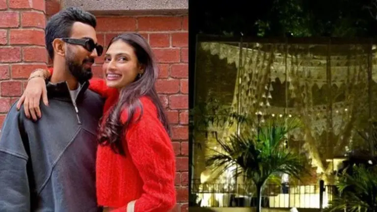 Suniel Shetty's house decked up as KL Rahul-Athiya pre-wedding festivities begin; See pics KL Rahul