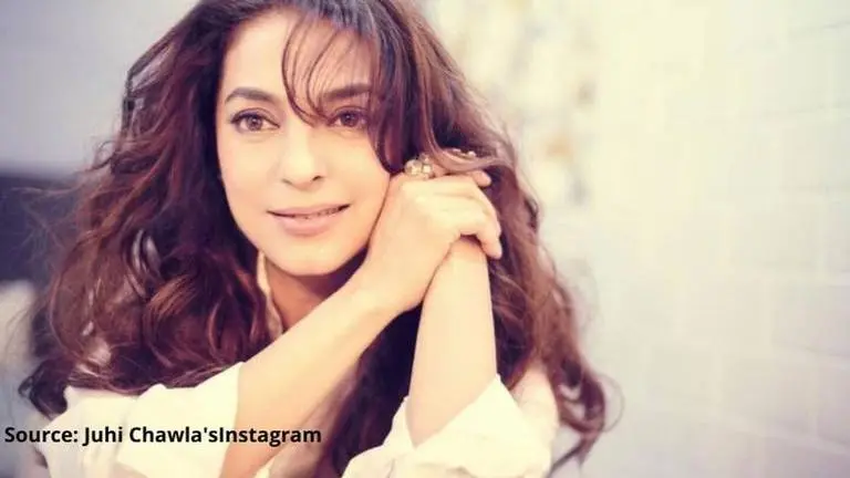 Juhi Chawla shares photos of her stop 5G initiative; fans thank her for raising her voice In Image: Juhi Chawla; Source: Juhi Chawla's Instagram