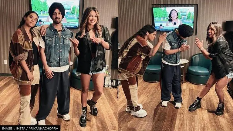 Priyanka Chopra bows in respect for Diljit during his tour, 'when your people are in town' Priyanka Chopra, Diljit Dosanjh
