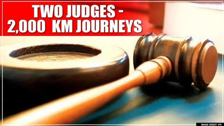 Two Judges embark on 2,000 km road-trips each to take charge as High Court Chief Justices Judges