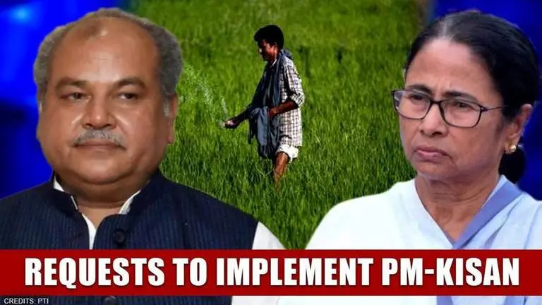 Union Minister urges Bengal govt not to 'deprive' farmers of PM Kisan Samman Nidhi Bengal