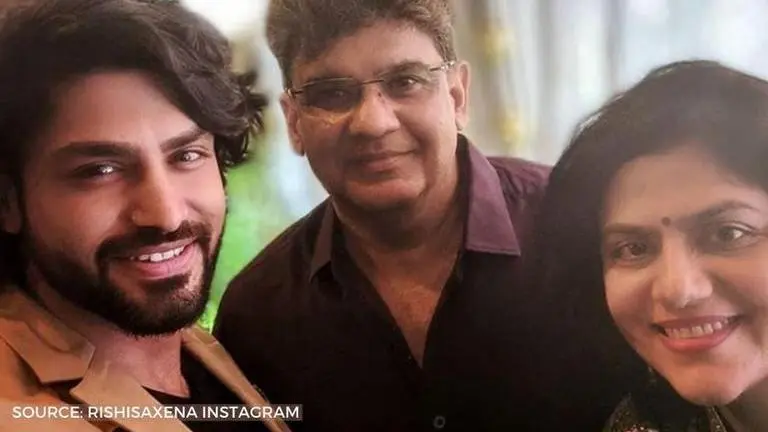 Rishi Saxena’s adorable family pictures prove he is complete family person Rishi Saxena