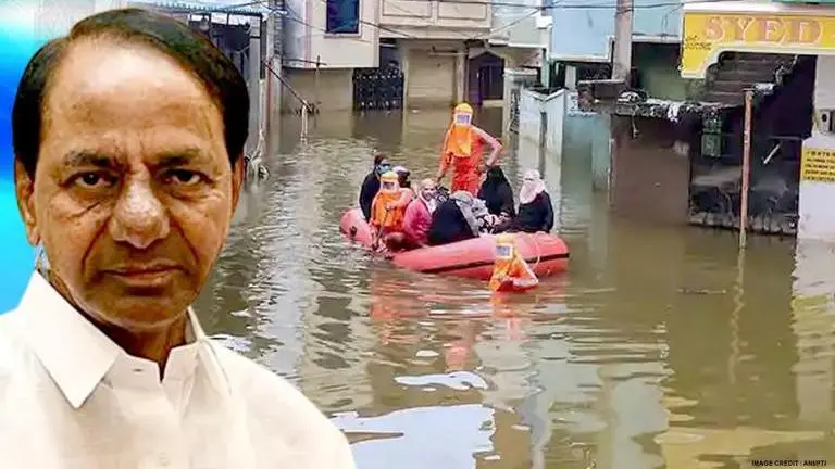 As flash-floods batter Telangana, CM KCR announces relief measures, financial assistance Telangana