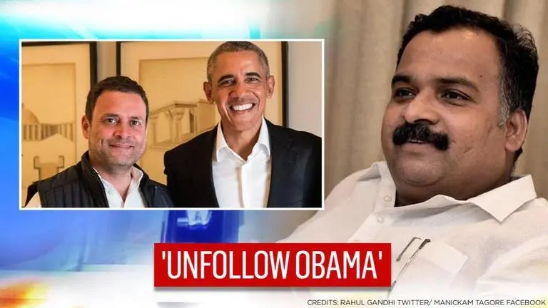 Congress MP 'unfollows' Obama after his Rahul Gandhi remark, Sanjay Jha says 'embarassing' Congress