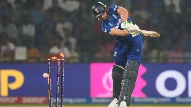 England vs Afghanistan World Cup Highlights: AFG win by 69 runs English skipper Jos Buttler loses his furniture during the ENG vs AFG CWC 2023 match