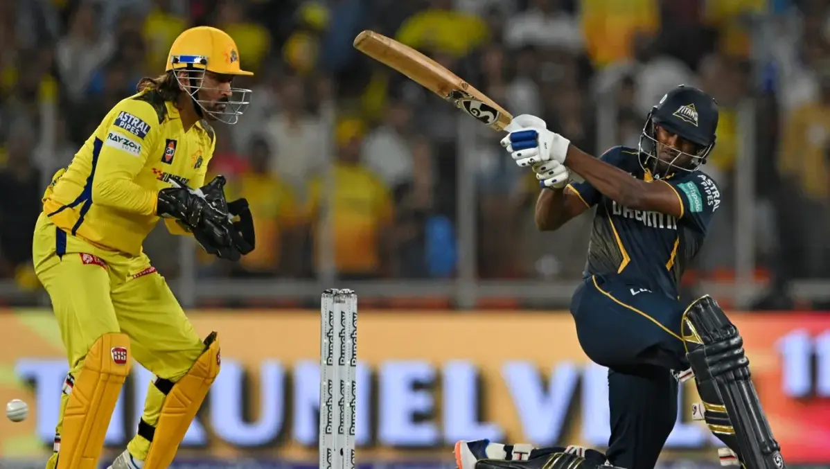 GT vs CSK: B Sai Sudharsan eclipses Sachin Tendulkar's record to accomplish a historic IPL feat Sai Sudharsan, MS Dhoni