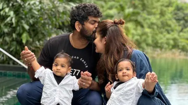 Nayanthara and Vignesh Shivan with Uyir and Ulagam