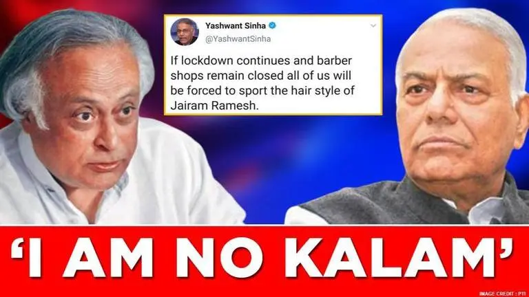'Found it funny,' says Jairam Ramesh as Yashwant Sinha trolls his hair over barbershops COVID-19