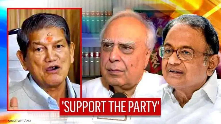 Amid tussle within Cong, Harish Rawat urges leaders to 'bolster courage' of party workers Harish Rawat