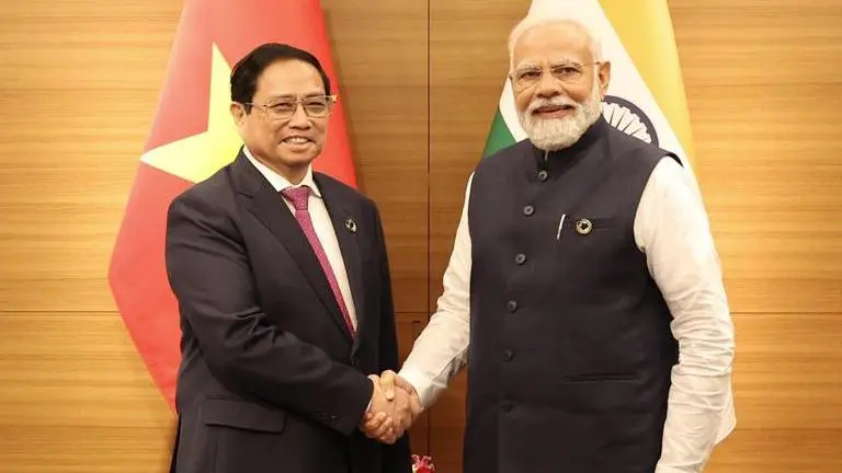 PM holds bilateral talks with Vietnamese counterpart Pham Minh Chinh on sidelines of G7 Prime Minister Narendra Modi