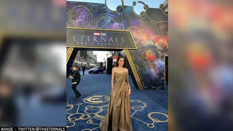 Did Angelina Jolie spill the beans on 'Eternals' sequel at the world premiere? Watch Eternals