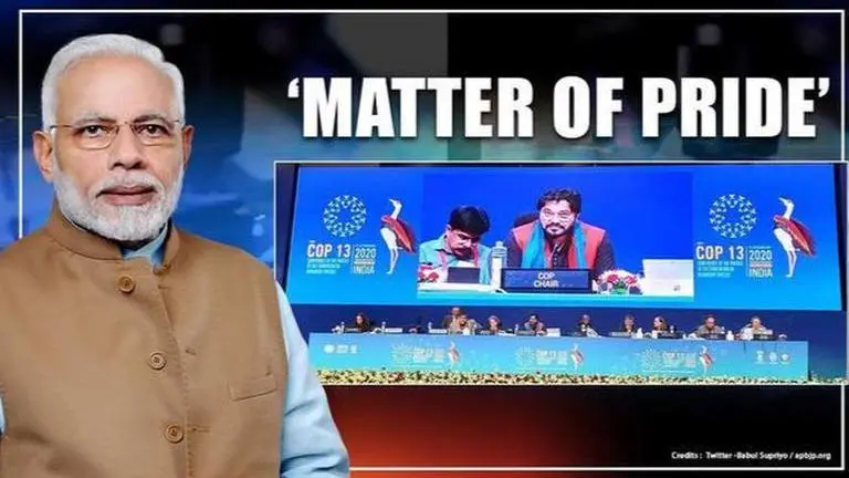 'Proud that India will chair COP Convention on migratory species for 3 years': PM Modi PM Modi