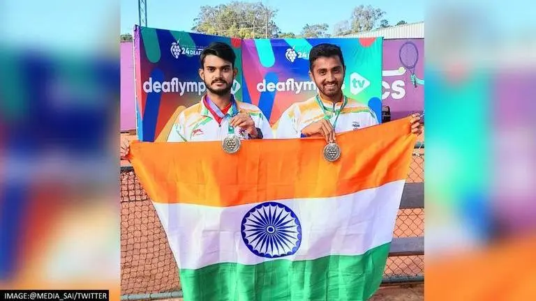 Deaflympics 2021: Prithvi Sekhar & Dhananjay Dubey win silver in men's double tennis Deaflympics