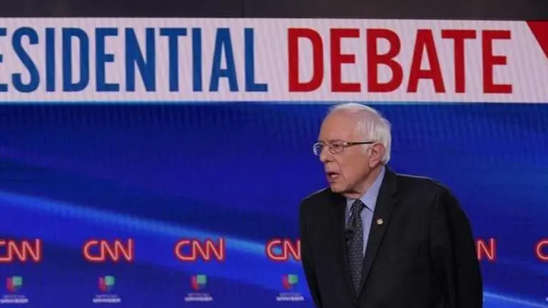 AP FACT CHECK: Examining claims from Biden, Sanders debate