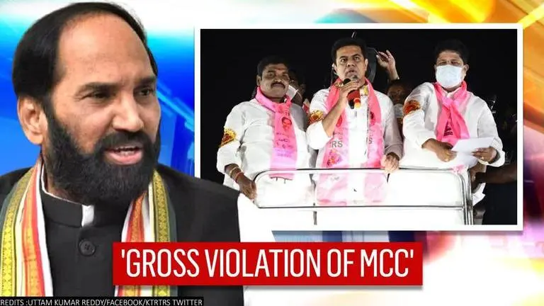 Telangana Congress accuses TRS of breaching MCC ahead of GHMC polls, seeks action Telangana