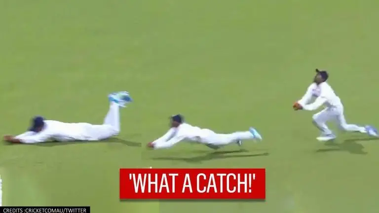 Wriddhiman Saha shines without donning the gloves, takes an unbelievable running catch Wriddhiman Saha