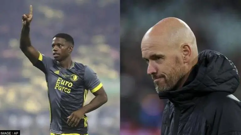 Erik ten Hag looks unamused after Tyrell Malacia's corner kick goes horribly wrong; WATCH Erik ten Hag and Tyrell Malacia