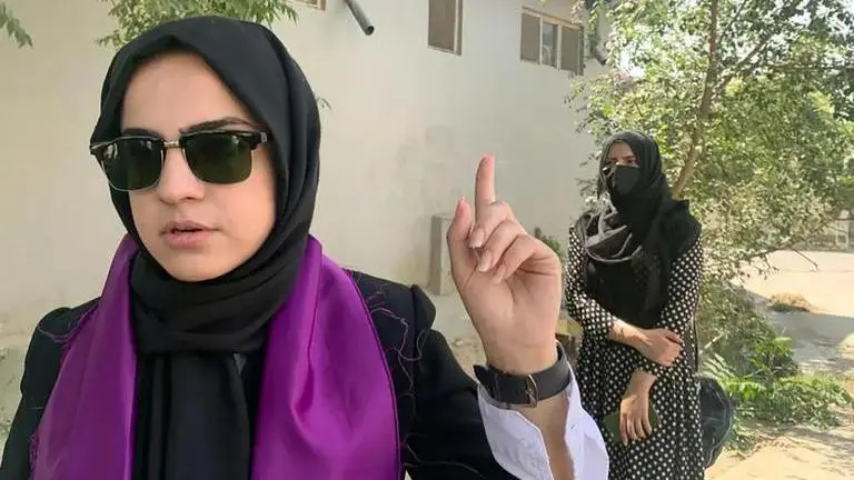 'our dreams were destroyed, Help us play again': Afghanistan women cricketers plead with ICC Women gather to demand their rights under the Taliban rule during a protest in Kabul, Afghanistan
