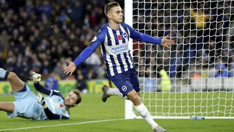 Arsenal sign Belgium winger Leandro Trossard from Brighton Leandro Trossard