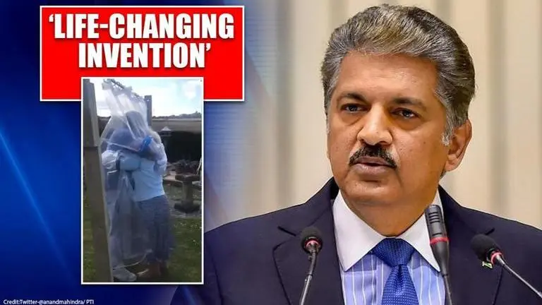 Anand Mahindra lauds 'hugging' device inventor, calls it a 'life-changing' invention Anand Mahindra