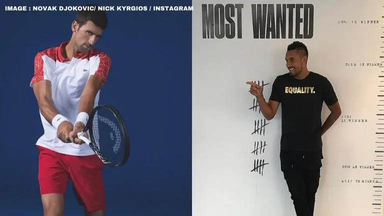 Nick Kyrgios reacts to Novak Djokovic's recent praise while building his perfect player Nick Kyrgios