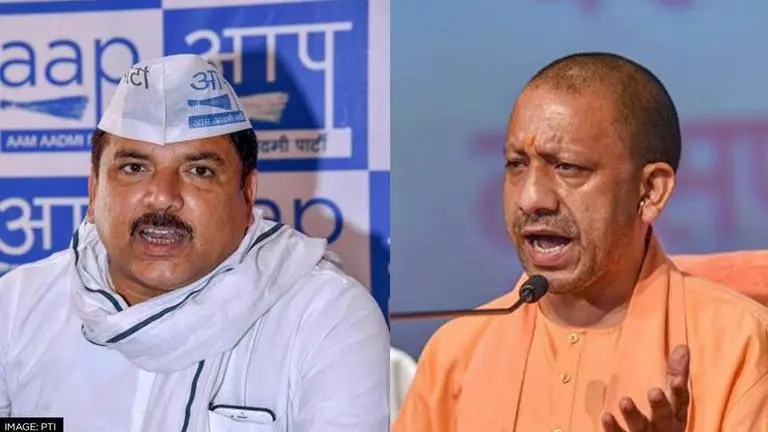 AAP MP Sanjay Singh promises to 'jail dishonest BJP leaders' if voted to power in UP AAP