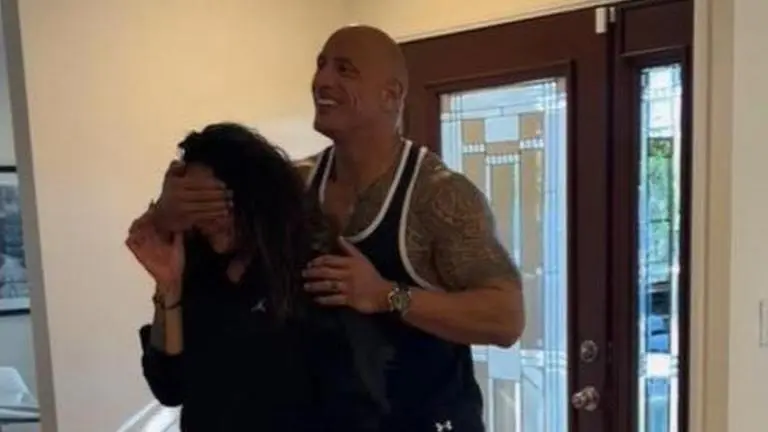 Dwayne Johnson surprises his wrestler cousin with brand 'new home'; Watch video Dwayne Johnson