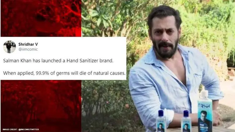 Salman khan's brand FRSH triggers meme marathon on Social media