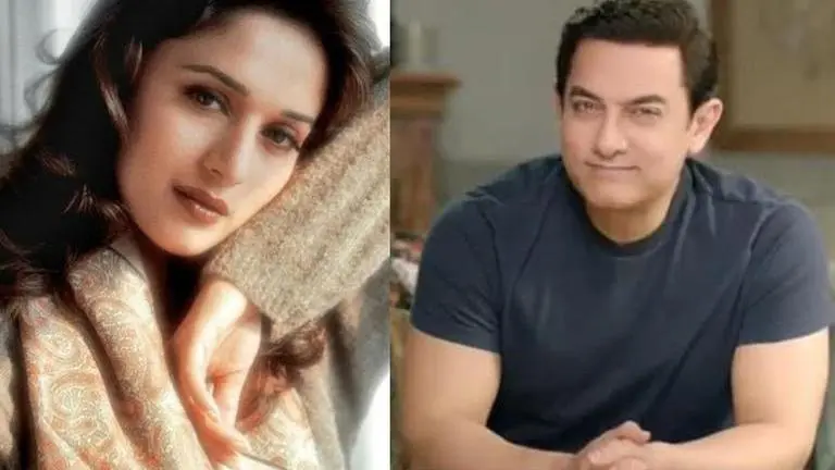 Unseen pic of Madhuri Dixit & Aamir Khan will give a huge nostalgia to the 90s kid in you unseen
