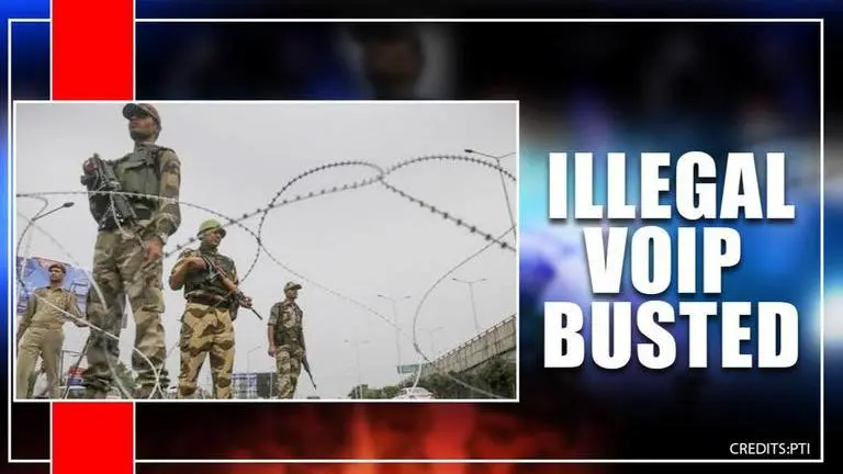 Military Intelligence J&K busted illegal VOIP exchange in UP and Kerala J&K