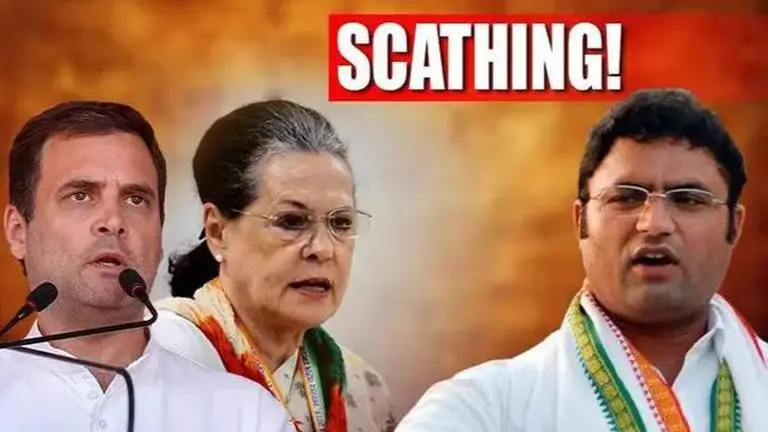 Rahul Gandhi's aide Ashok Tanwar goes after Cong, alleges 'conspiracy' Congress