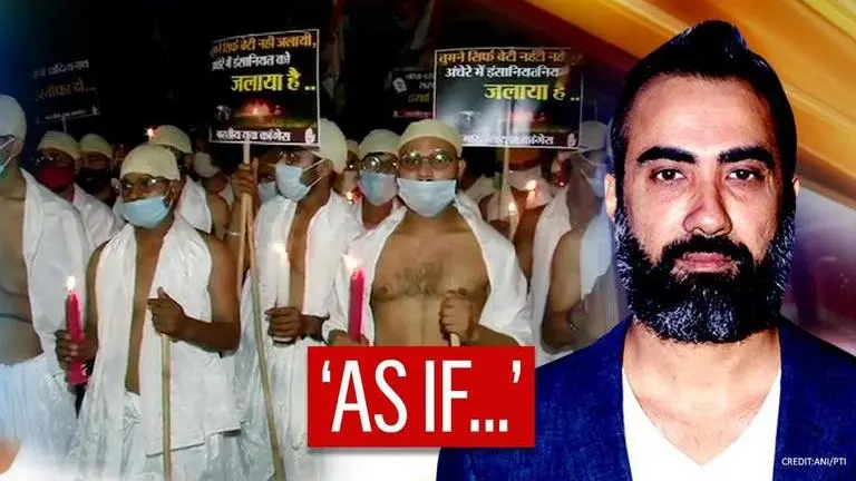 Ranvir Shorey trolls '3 Fake Gandhis' as Youth Congress protest Hathras case in Delhi Ranvir Shorey trolls '3 Fake Gandhis' as Youth Congress protest Hathras case in Delhi